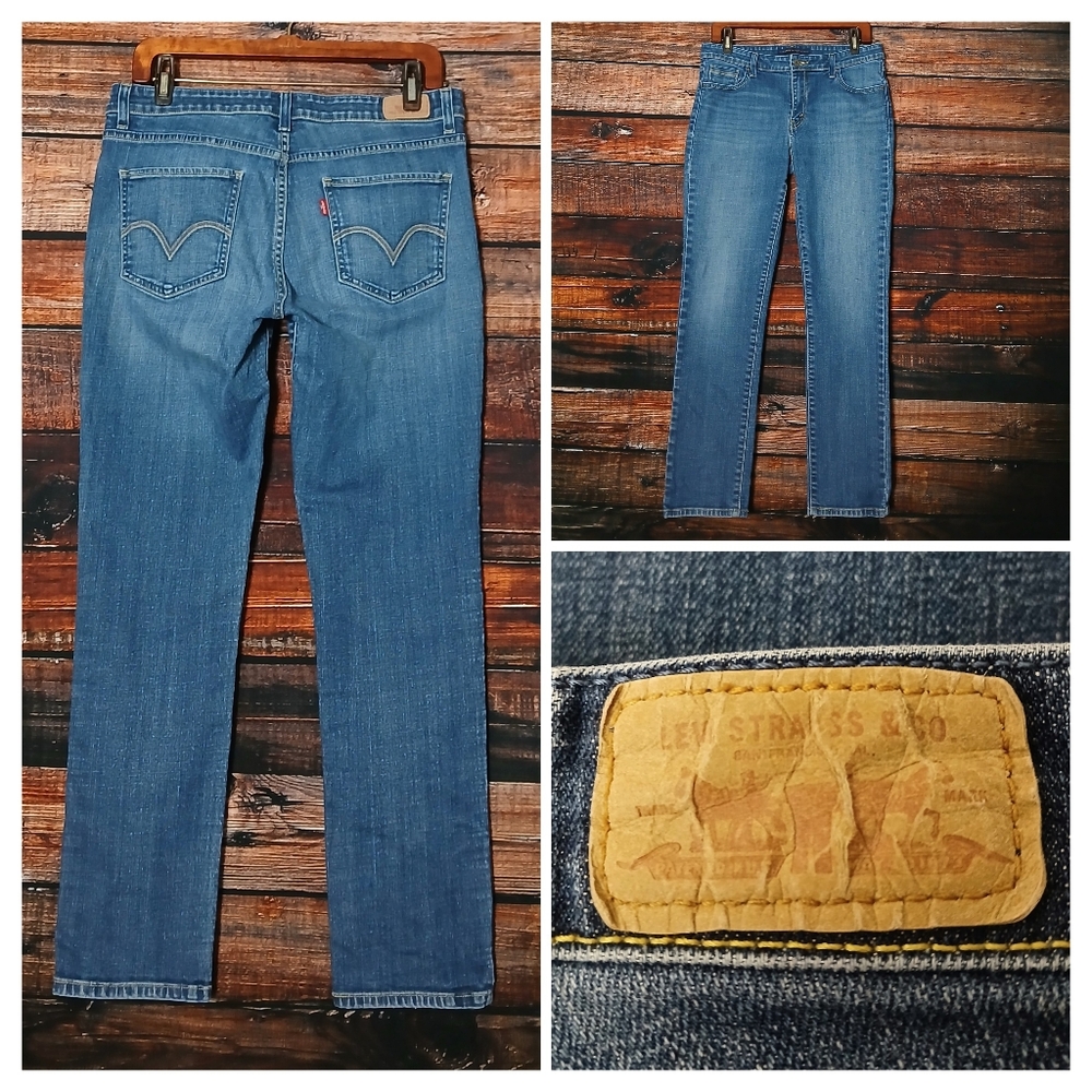 Levis Jeans 10 Mid Rise Skinny Blue Denim Stretch 2011